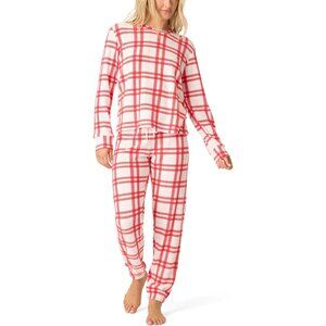 PJ Salvage Red Plaid PJ Set - XS